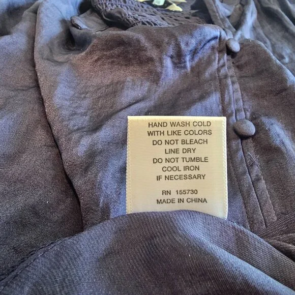 🆕 Rose & Olive Tunic Top Womens 3X Solid Blouse flowy plus size purple mauve - Picture 11 of 16